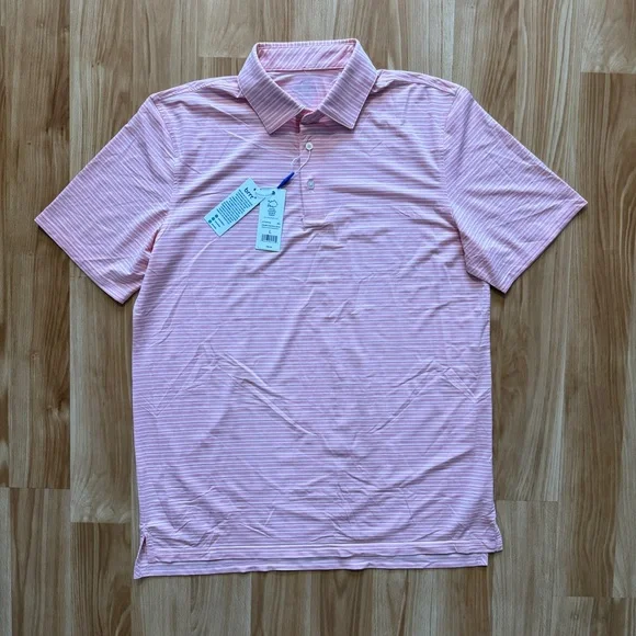 FINAL PRICE- NEW- Southern Tide Brr Performance Polo Collared Golf Shirt- Large - Picture 2 of 10